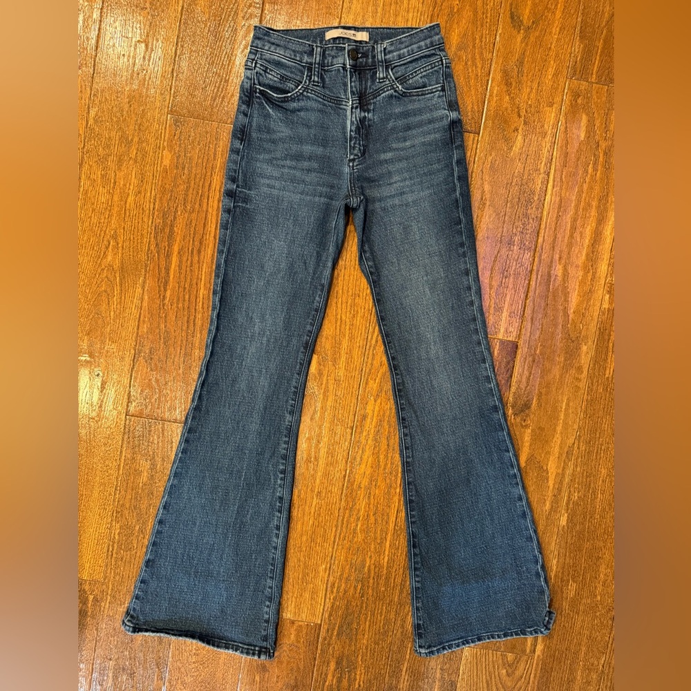 Joe's Jeans Flare & Wide Leg in Dark Blue